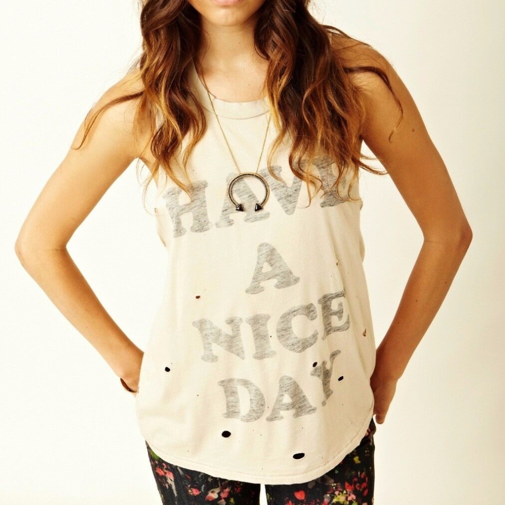 Rebel Yell  nice day destroyed tee khaki